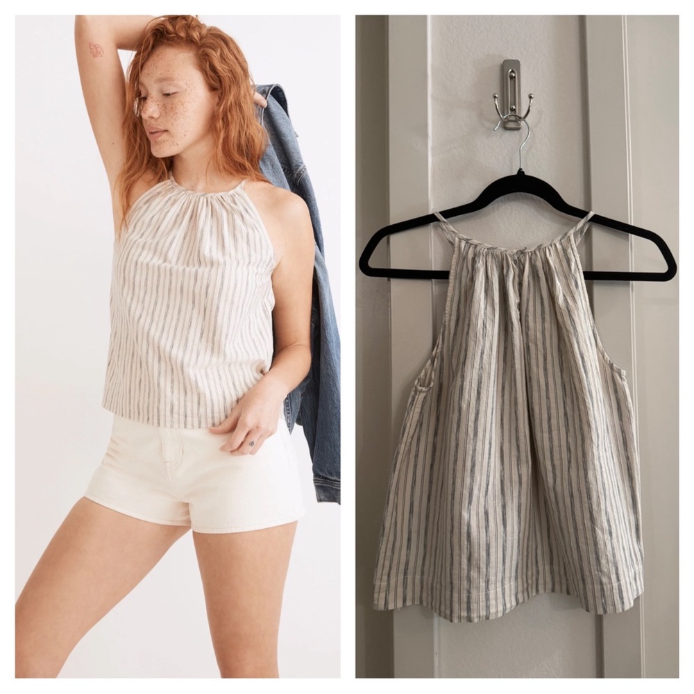 Madewell Striped Halter Top